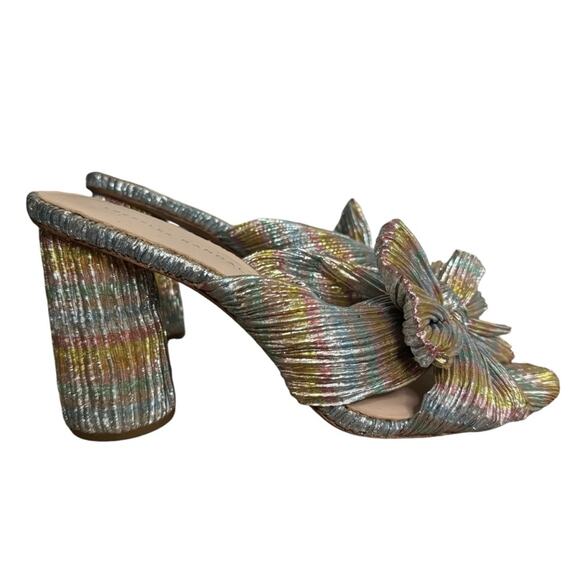 Loeffler Randall Shoes - Loeffler Randall Penny Pleated Bow Heels sz 8